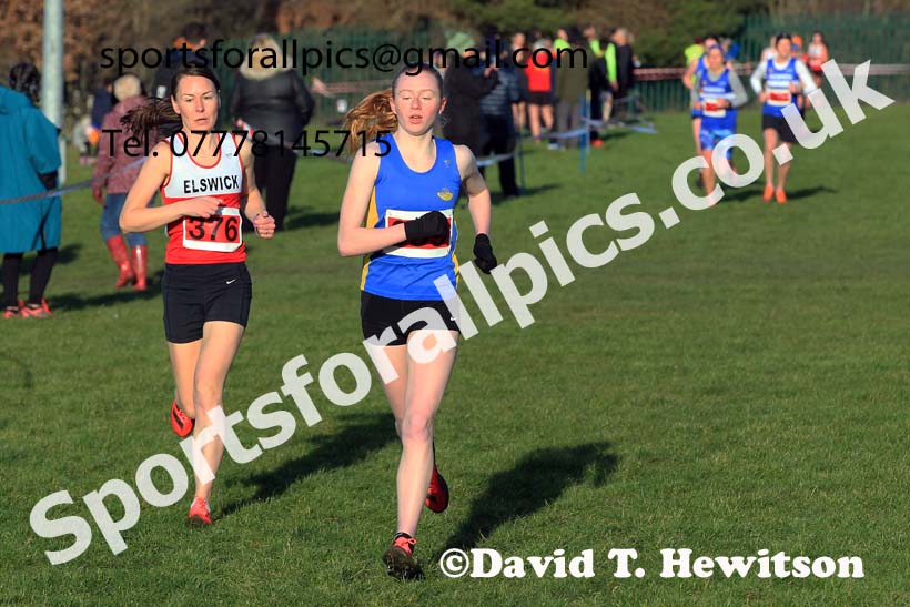 Womens Seniors and Masters, 2023 Birtley Cross Country Relays, County Durham. Photo: David T. Hewitson/Sports for All Pics